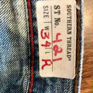 southern thread the forest bootcut jeans